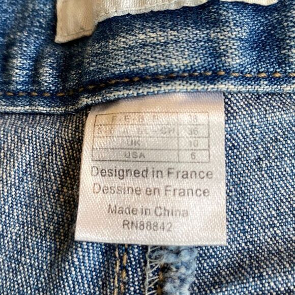 Vintage Sailor Nautical Capri Length Jeans Size 6 - Picture 11 of 11